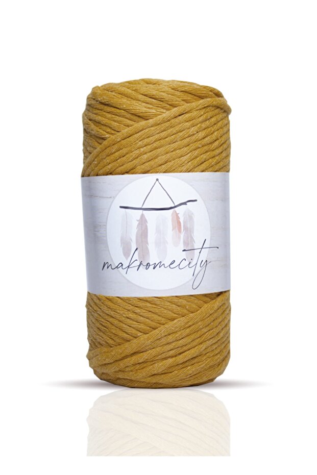 Premium 3mm Macrame Floss - Scalable Hobby Set Khaki Mustard Ecru - 3