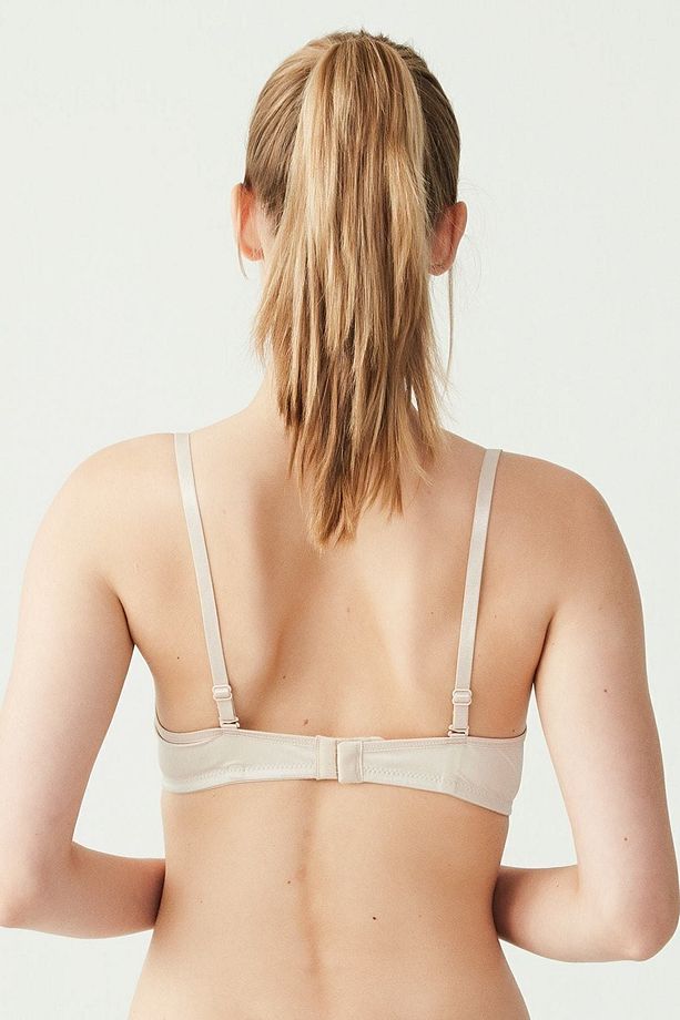 Kadın Ten U.s Polo Assn. 66141 Kulaksız Push-up Sutyen - 2