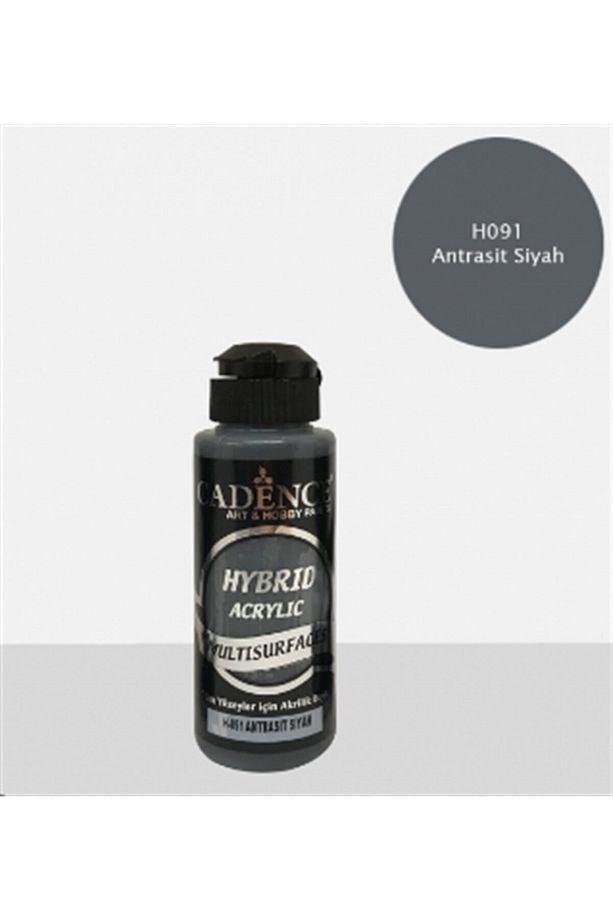 Hybrid Multisurface Akrilik Boya 120 Ml. H-091 Antrasit Siyah - 1