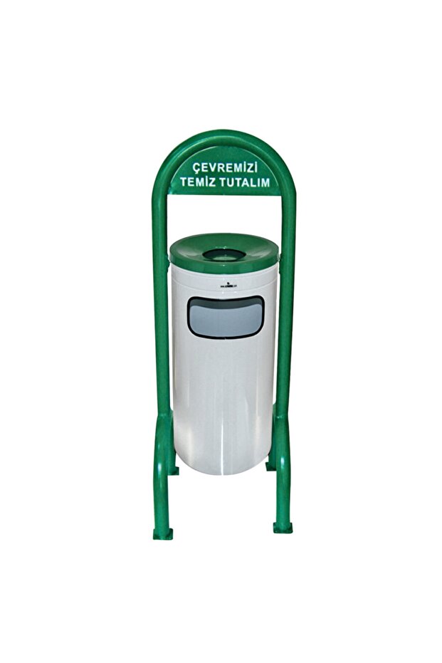 Garden Type Four-Legged Trash Can - Painted