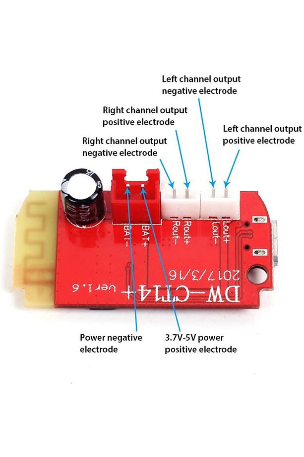 Dw-Ct14 2X5W Bluetooth Amplifikatör Kartı - 6