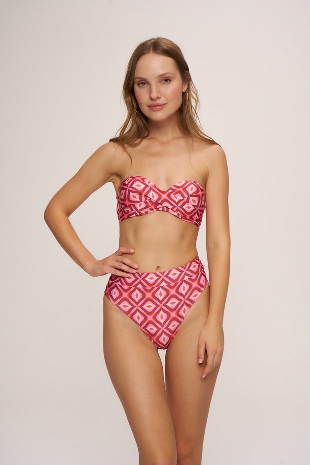 Angela High Waist Bikini Bottom