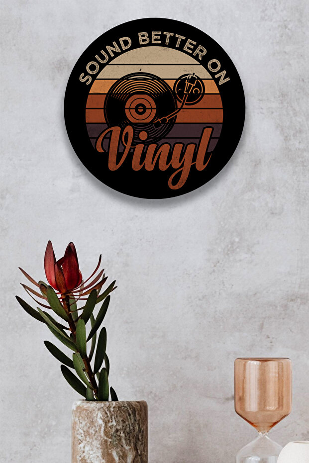 Music, Retro, Rock, Guitar Decorative Mdf Painting Model, Design Music Poster Ornament