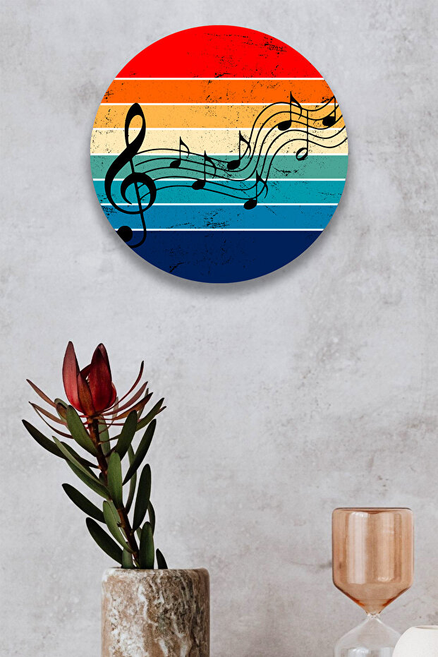Music, Retro, Rock, Guitar, Table Models, Design Music Poster Stylish Wall Decoration
