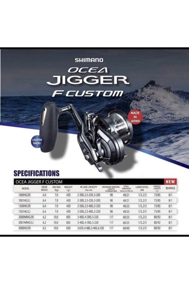 Ocea Jigger F Custom 1501HG Jigging Makinesi - 2