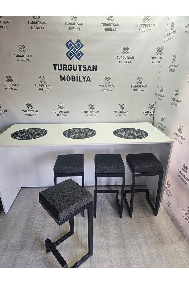 Bar Taburesi Bar Sandalyesi 65 Cm Ücret 1 Adet Fiyatı 85 Cm Den Yüksek Masalar Için Uygundur - 1