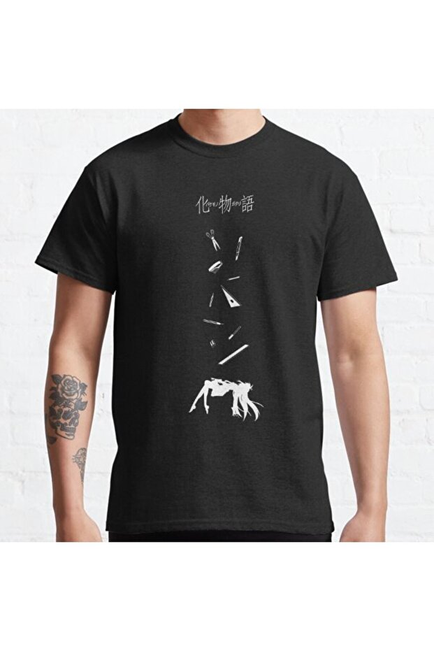 Bakemonogatari Hitagi Senjougahara Design - Loose Fit Printed T-shirt