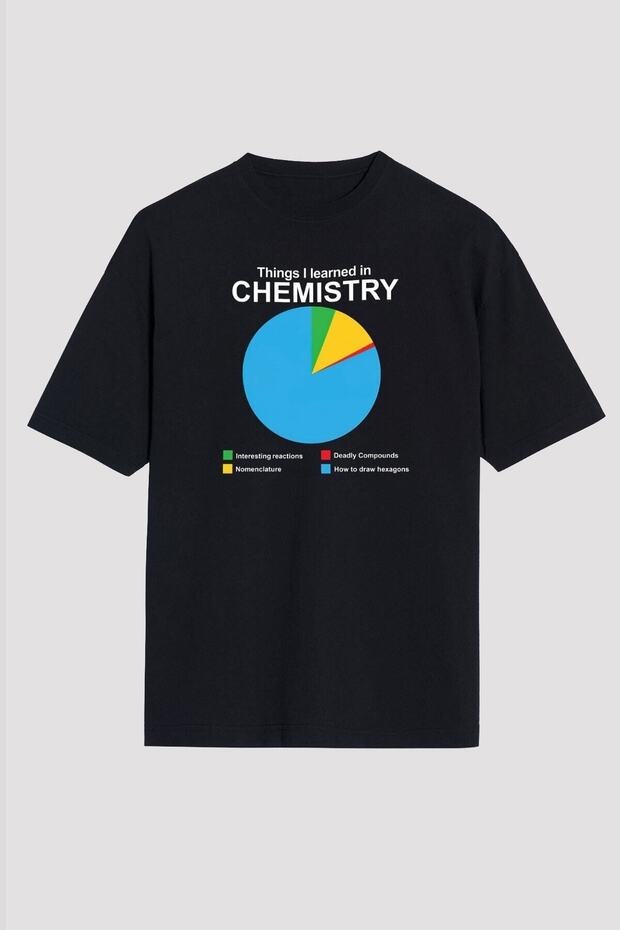 Unisex Loose Mold Science Chemistry Graphic Printed T-Shirt - T-shirt