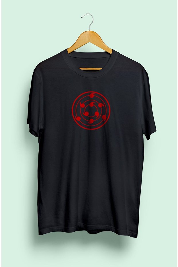 Unisex Naruto Uzumaki Anime T-shirt - Loose Fit, Manga Design, Printed