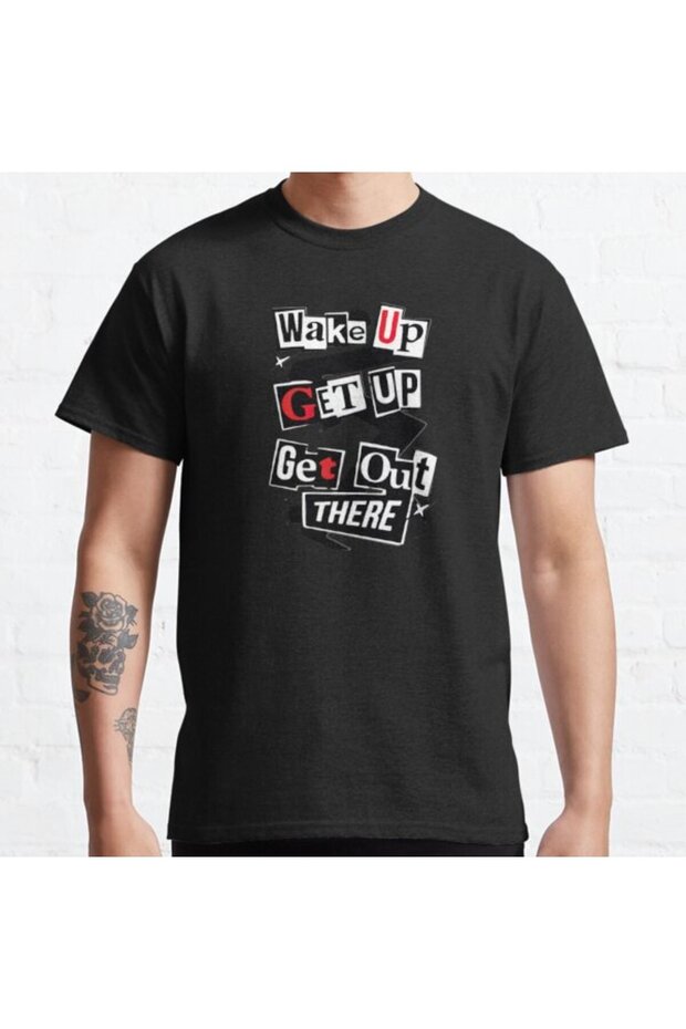 Loose Fit Persona 5 Design Printed T-shirt