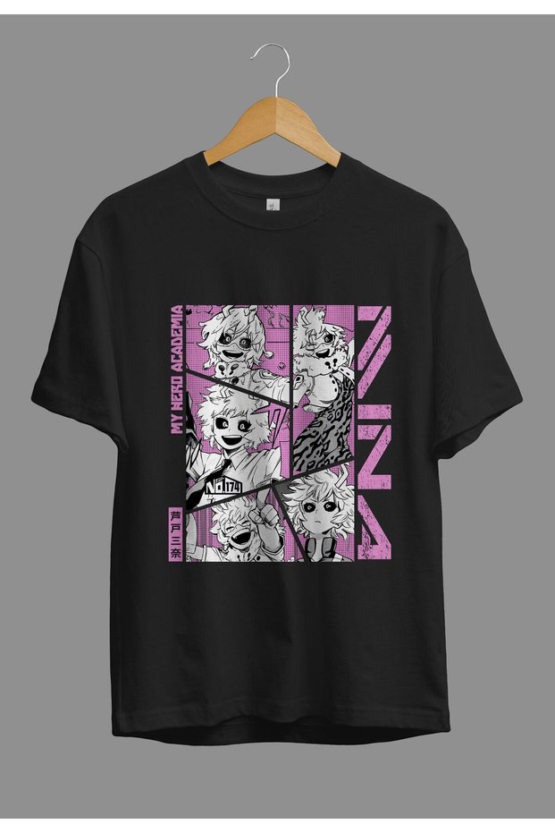 Loose Fit Unisex My Hero Academia Mina Ashido Anime Character Printed Custom Design T-Shirt