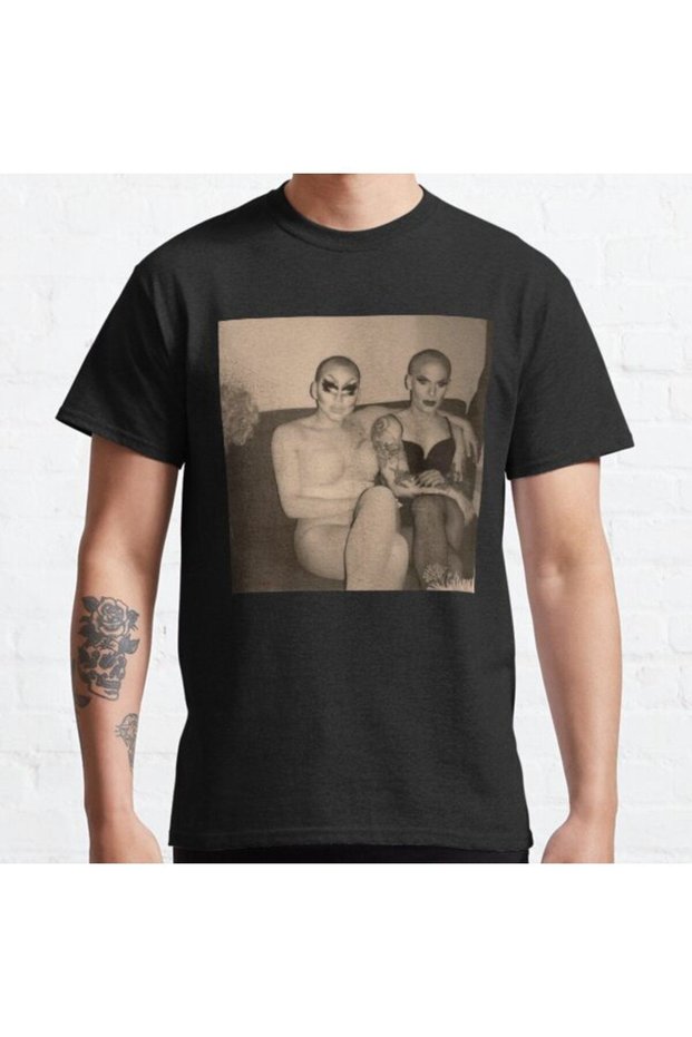 Unisex Trixie Katya - Behind The Scenes Printed T-shirt, Loose Fit