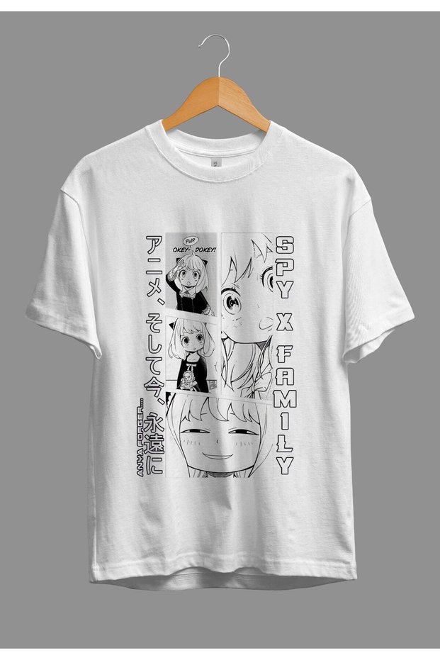 Loose Fit Spy X Family Anya Forger Anime Character Printed Special Design T-Shirt