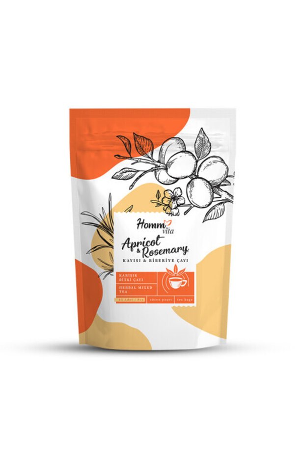 HOMM VITA - 67.5G Redwood and Rosemary Mixed Herbal Tea, 45 Posettes