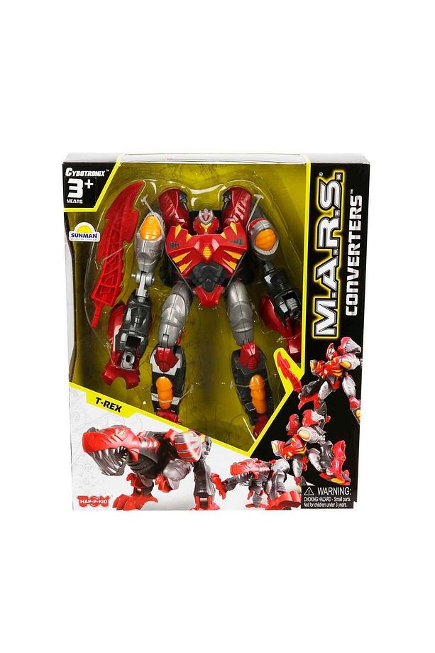 M.A.R.S. Dönüşebilen Robot Dinozor - T-Rex - 1