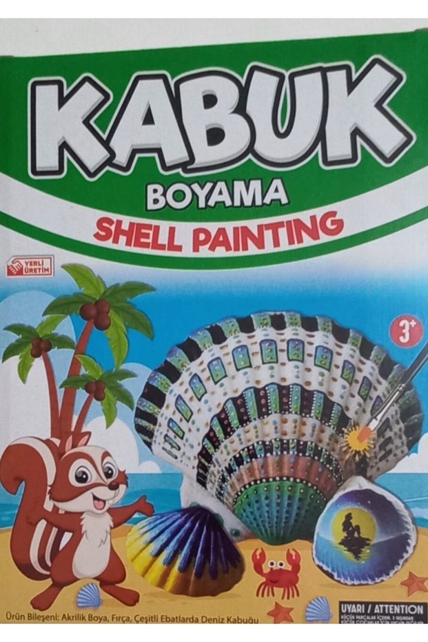 Educational Shell Painting Set for Kids - Sea Shell Painting Kit Full of Art and Entertainment