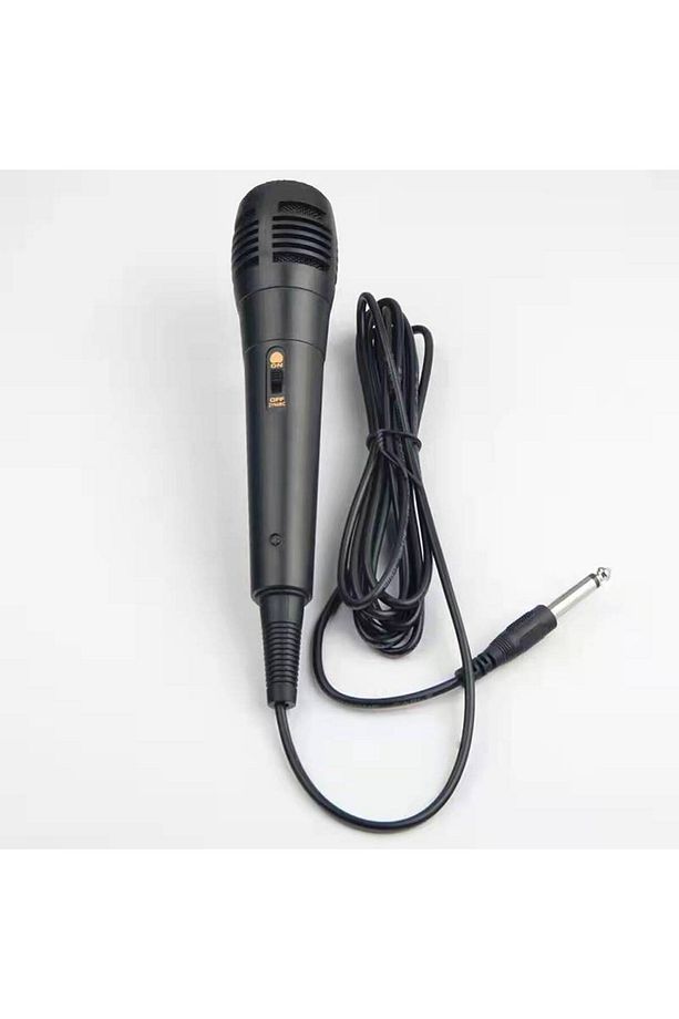 6.5mm 2 Metre Kablolu Dinamiık Fullsound Profosyonel El Mikrofonu cami Okul Youtuber Vokal Mikrofon - 3