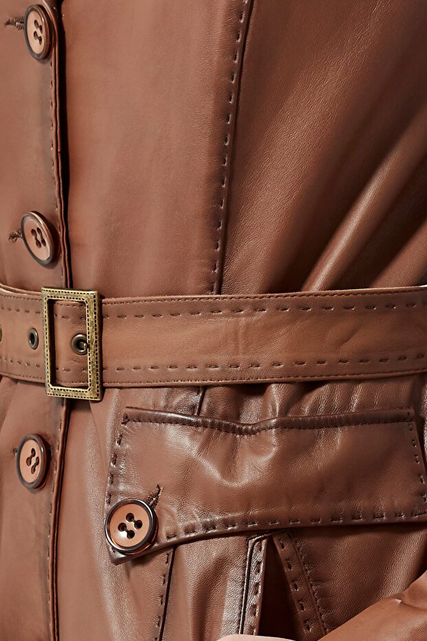 Deri Taba Boyama Pardesü - 4