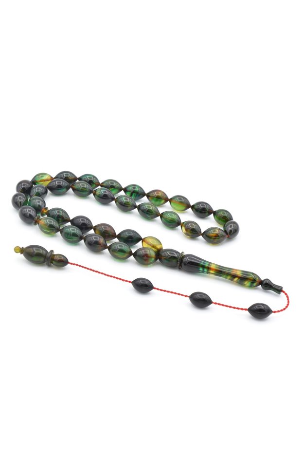 Systemed Master Made Blue Filtered Amber Prayer Beads