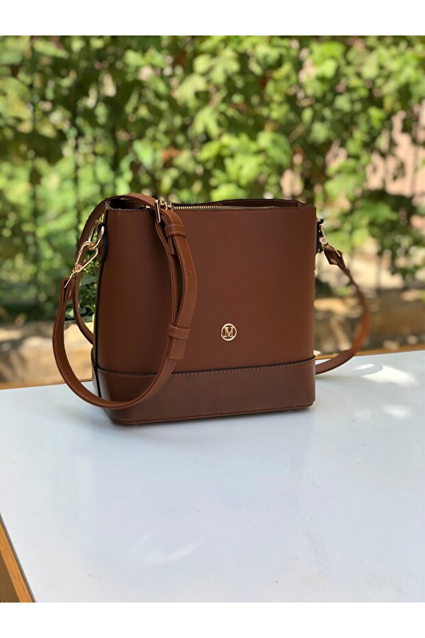 Crossbody Women's Shoulder Bag Mv061 Tan