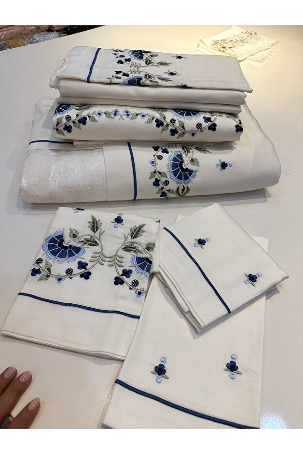 Pike takımı , ÇİFT KİŞİLİK PİKE VE NEVRESİM SET 7 PARÇA - 1