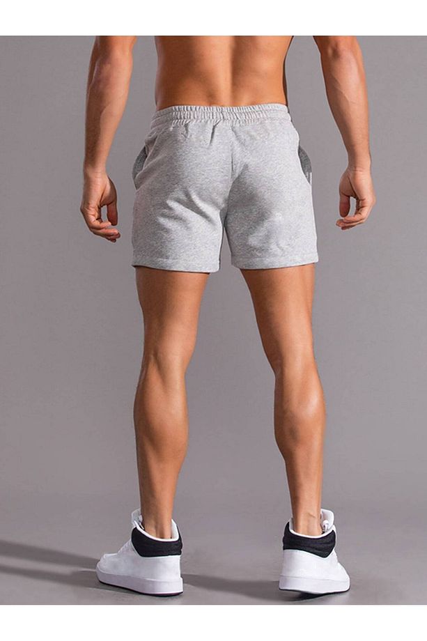 2'li Gri-Siyah Regular Fit Düz Şort - 6