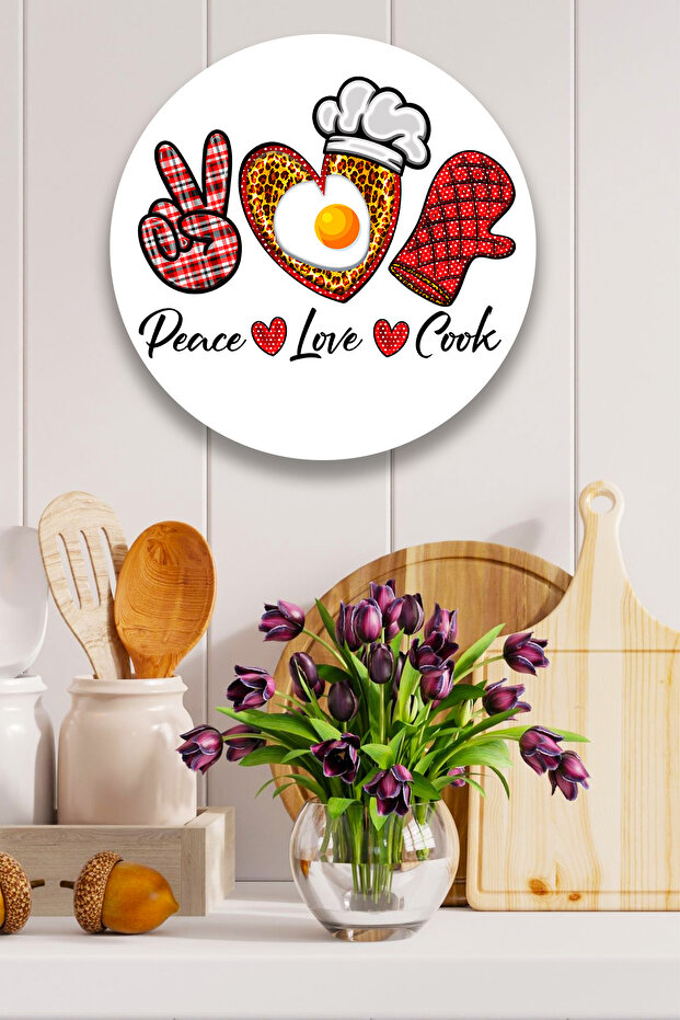 Kitchen Wall Painting Model, Stylish Kitchen Ornament, Wooden Decorative Painting, Board Decor