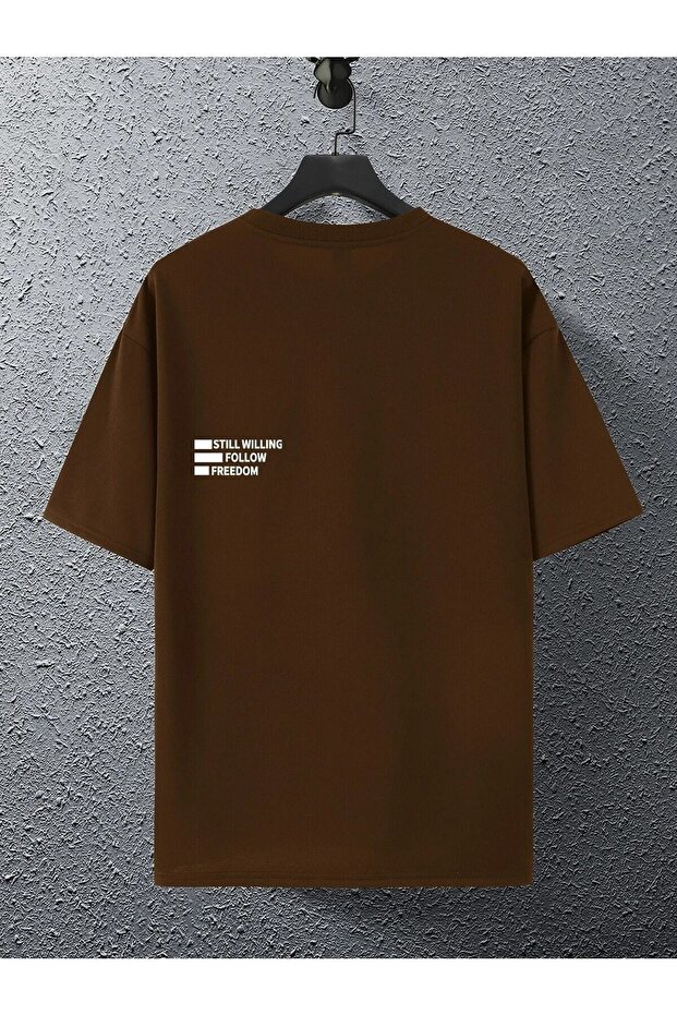 Still Willing Printed Oversize Men's T-shirt Casual Boyfirend