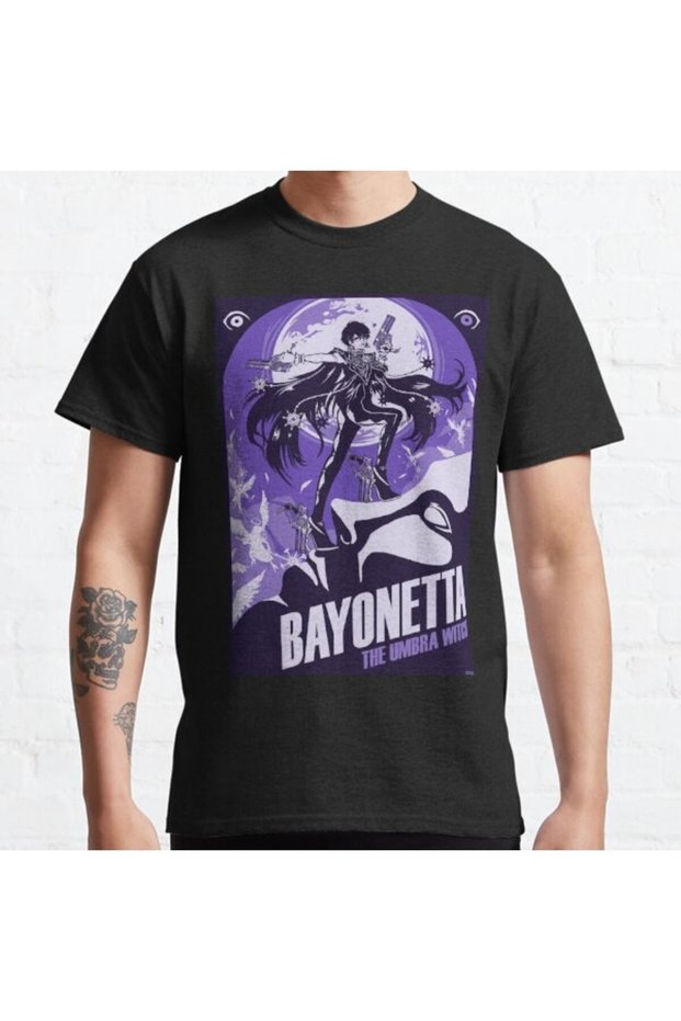 Loose Fit Bayonetta Design Printed T-shirt