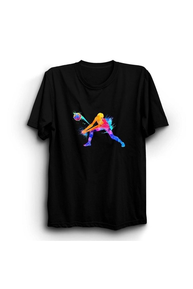 Unisex Loose Fit Volleyball, Volleyball Player, Sports T-Shirt