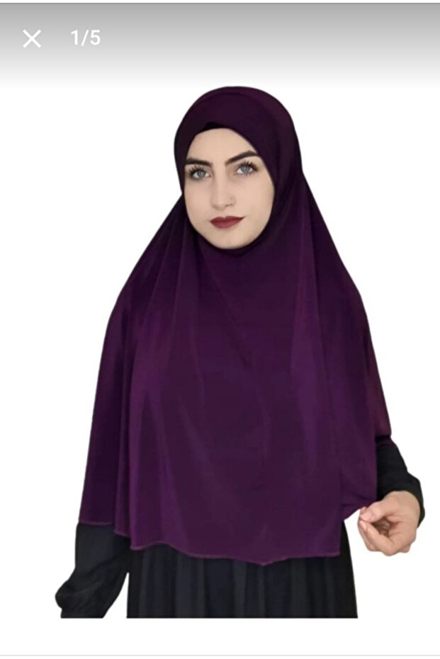One Piece Practical Large Prepoured Scarf Hijap Prayer Cover