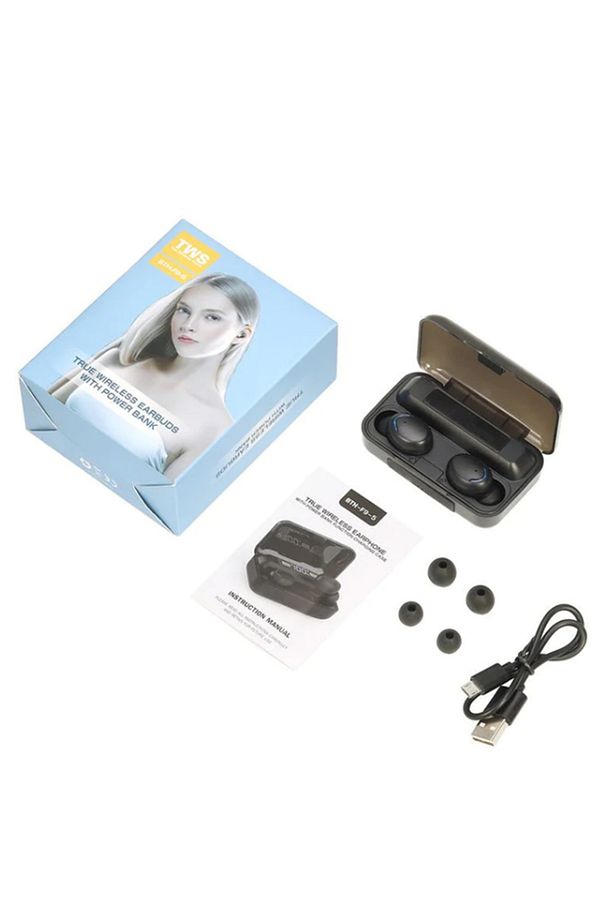 Tws Kablosuz Bluetooth BTH-F9-5  Mikrofonlu Dokunmatik Kulaklık - 6