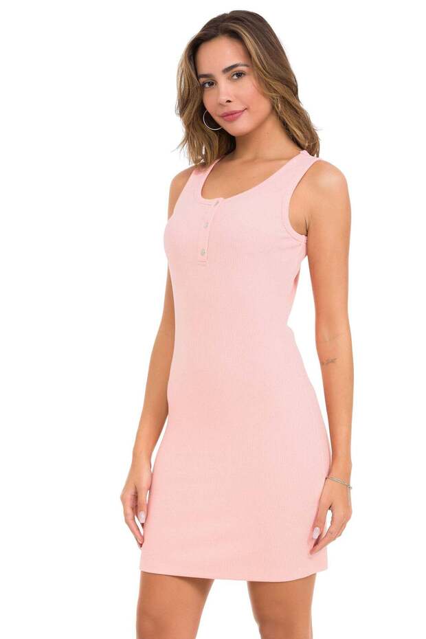 WT372 Kadın Basic Tunik - 1