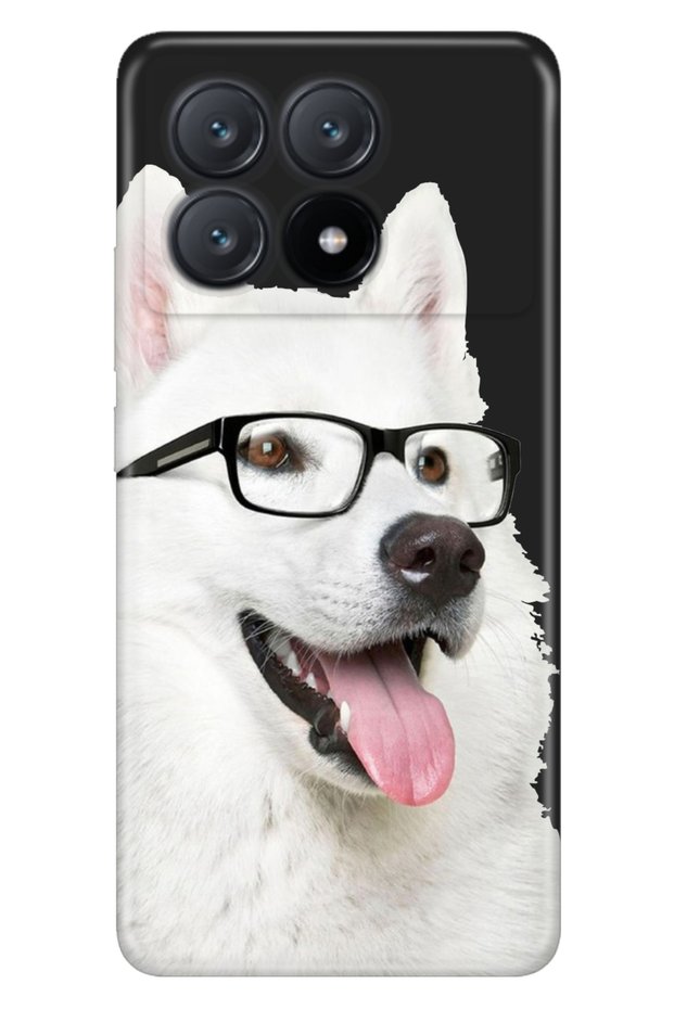 حافظة متوافقة مع X6 Pro 5G من السيليكون المطبوع بنمط Prof Dog