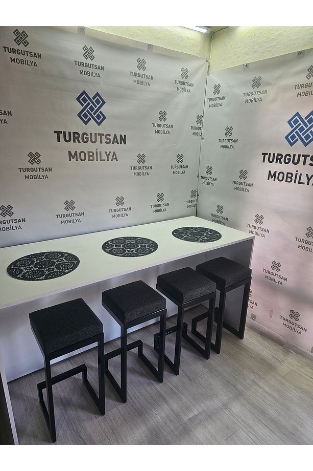 Bar Taburesi Bar Sandalyesi 65 Cm Ücret 1 Adet Fiyatı 85 Cm Den Yüksek Masalar Için Uygundur - 3