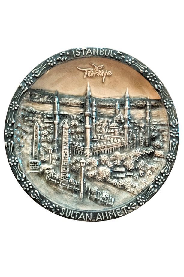 SULTAN AHMET TEMALI ÇİNİ DUVAR TABAĞI - 2