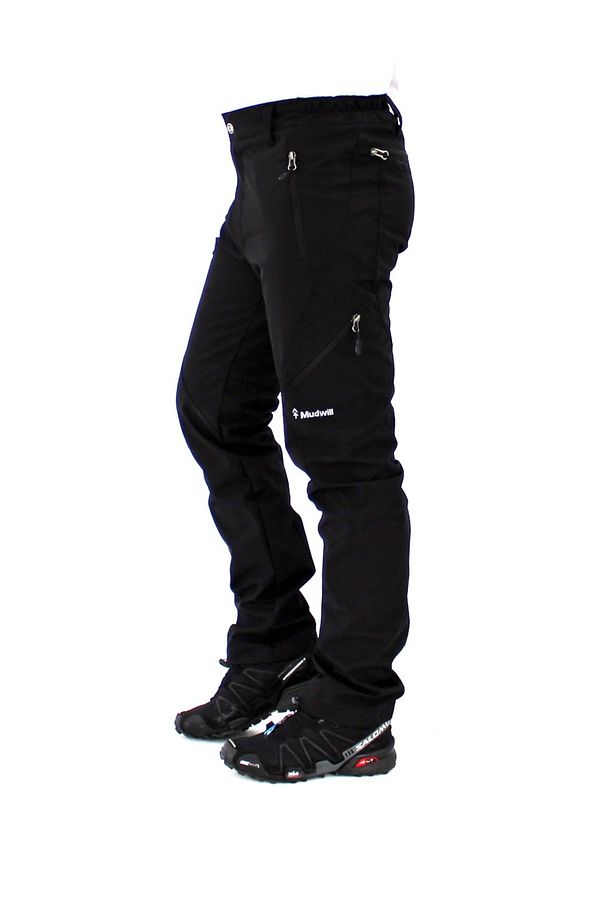 Siyah Windblock Softshell (Polarsız) Outdoor Pantolon - 3