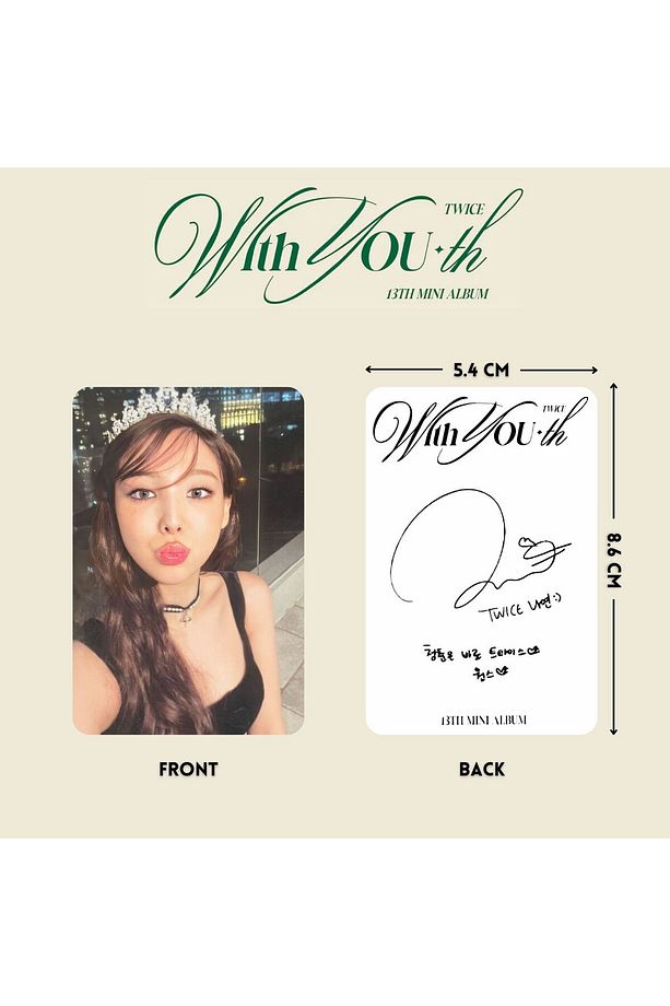 TWICE '' With You th '' NEMO - Glowing Ver. Special PC Set - 3