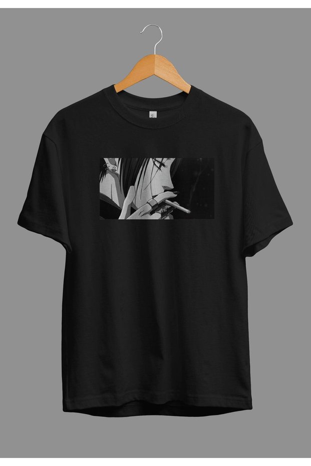 Loose Fit Unisex Black Stones (NANA OSAKİ) Special Design Anime T-Shirt