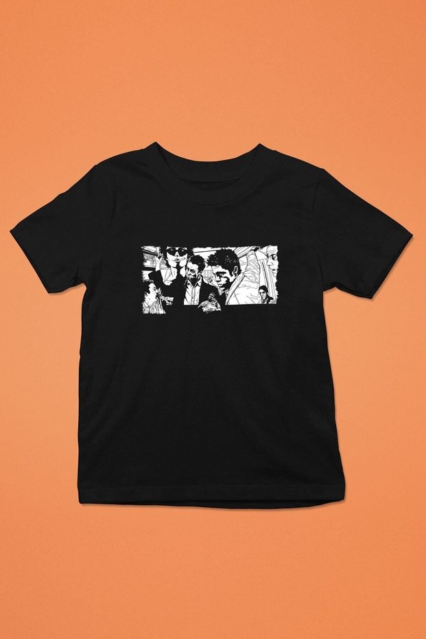 Unisex Loose Fit Fight Club (TYLER DURDEN) Printed Black T-Shirt - Tshirt
