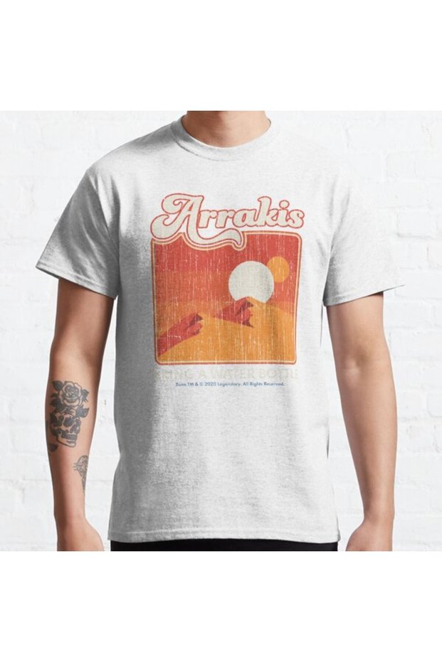 Loose Fit Unisex Dune 2020 Arrakis Desert Design Printed T-shirt