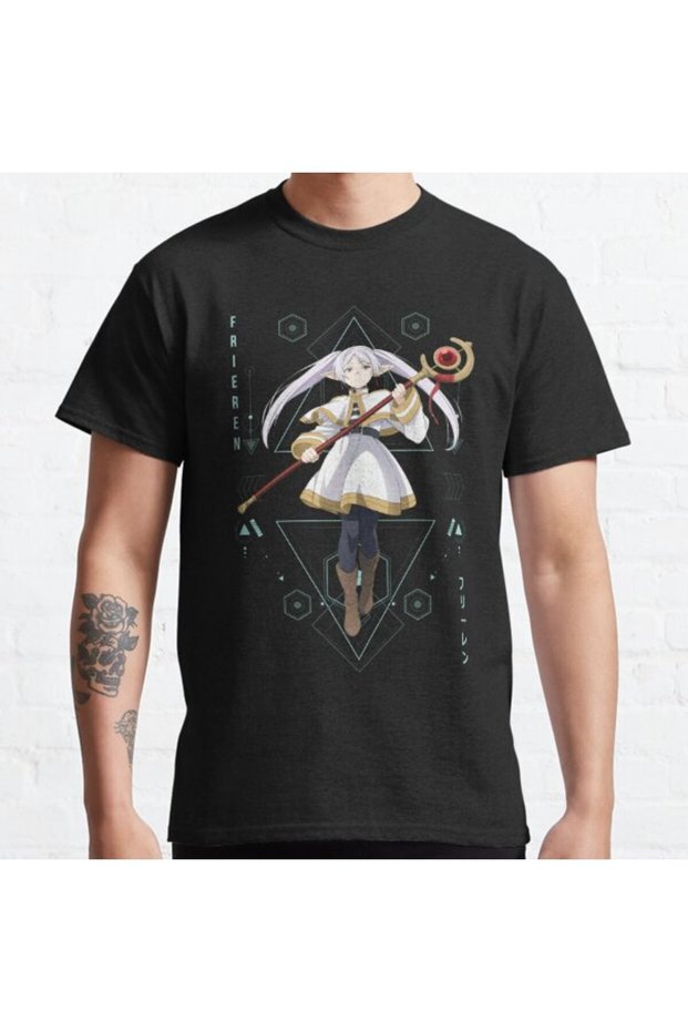 Bowl Mold Frieren | Sousou No Frieren Design Printed T-Shirt