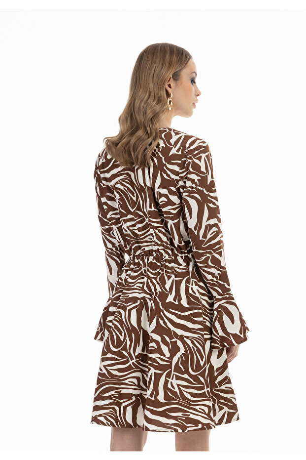 Rochie cu model zebră - 4