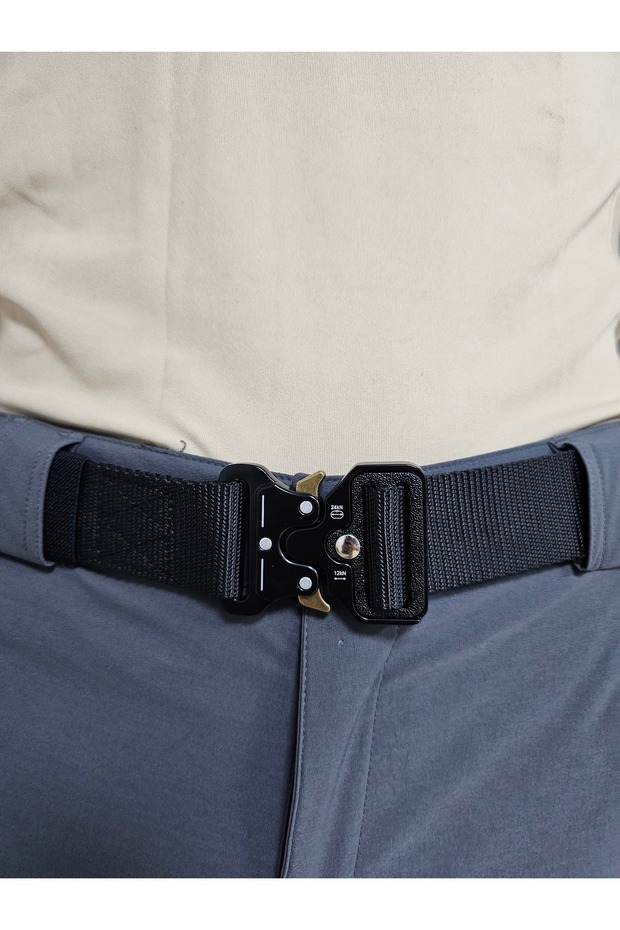 حزام تكتيكي بإبزيم فراشة سوداء (بالاسكا التكتيكية)