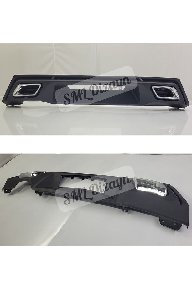 Seat ibiza mk5 2017-2021 Egzoz Görünüm Difüzör-Difizör PLASTİK Ibiza Mk5 Arka-Ek-Rear-Diffuser - 3