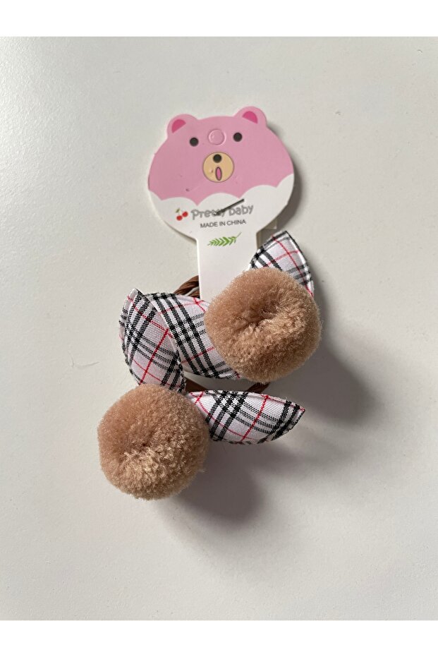 Baby Children's Rubber Buckle Bow POMPON MODEL