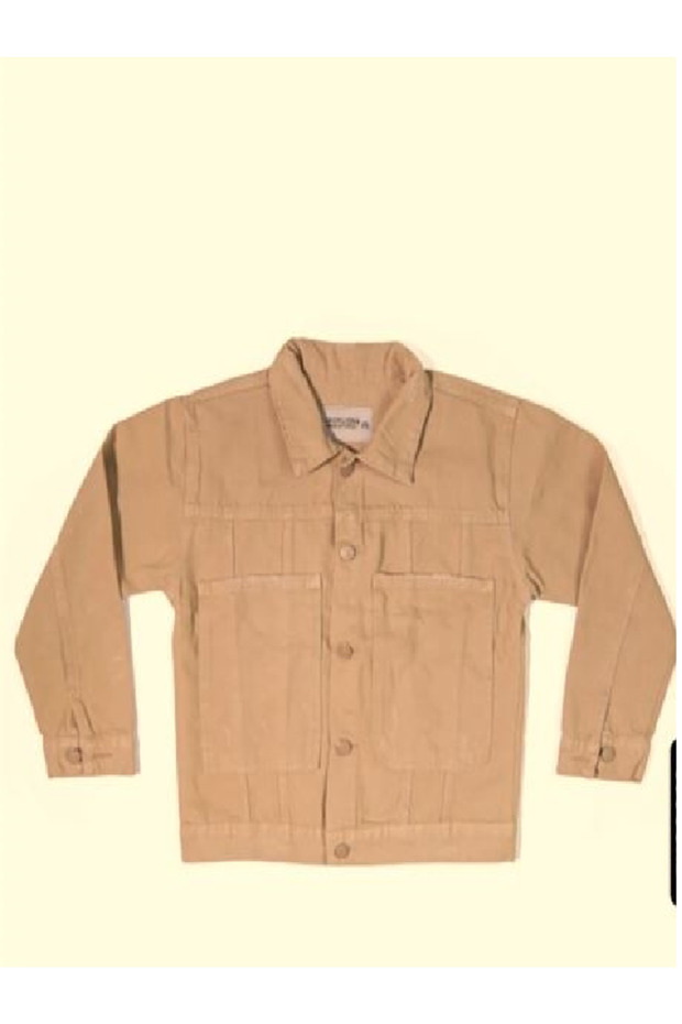 Boy's Jacket with Polo Collar - 1