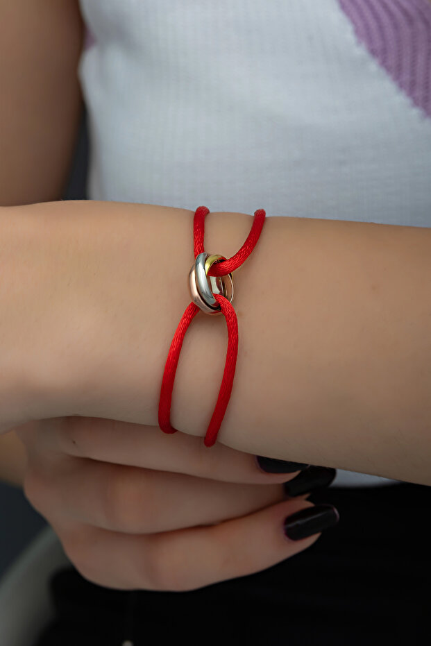 TRINITY İP BİLEKLİK 925 GÜMÜŞ - 4