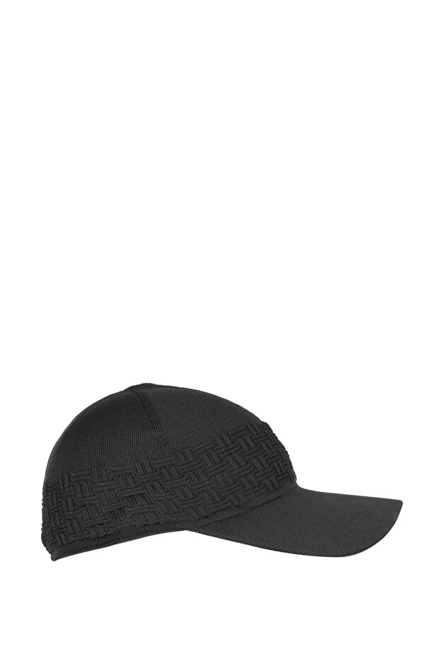 Unisex Tekstil Siyah Şapka - 3