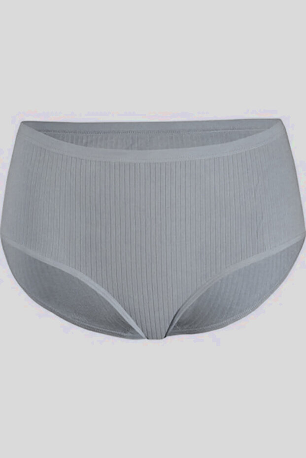 102 Women's Striped Bato Panties Gray